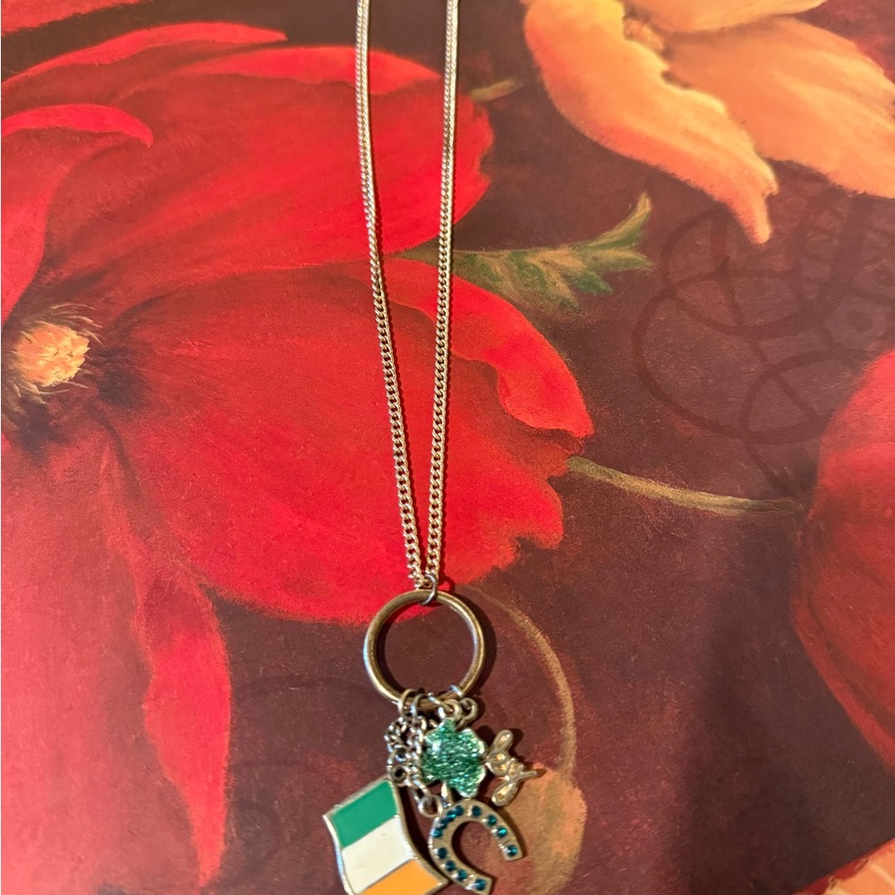 Gold Necklace with Charms - Picture 2 of 3